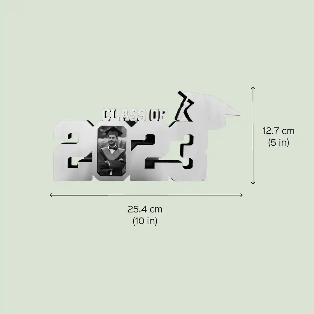 Photo Personalized Graduation Year Design Wooden Decorative Plaque