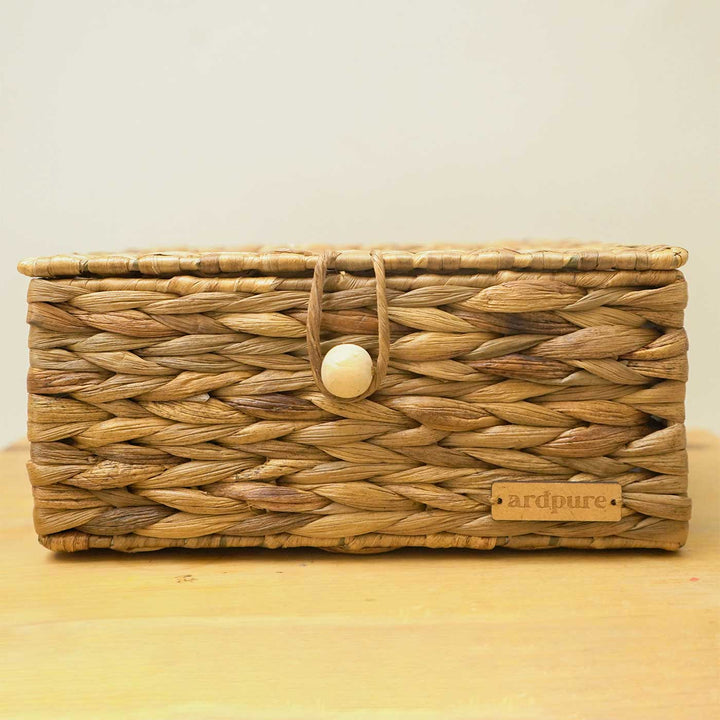 Handmade Kosh Water Hyacinth Storage Box