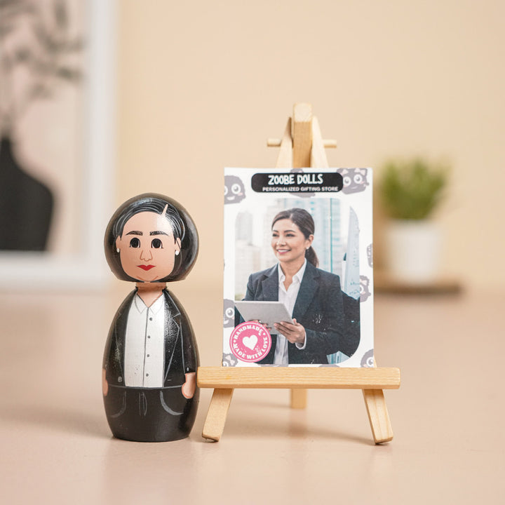 Photo Personalized Wooden Peggy Doll