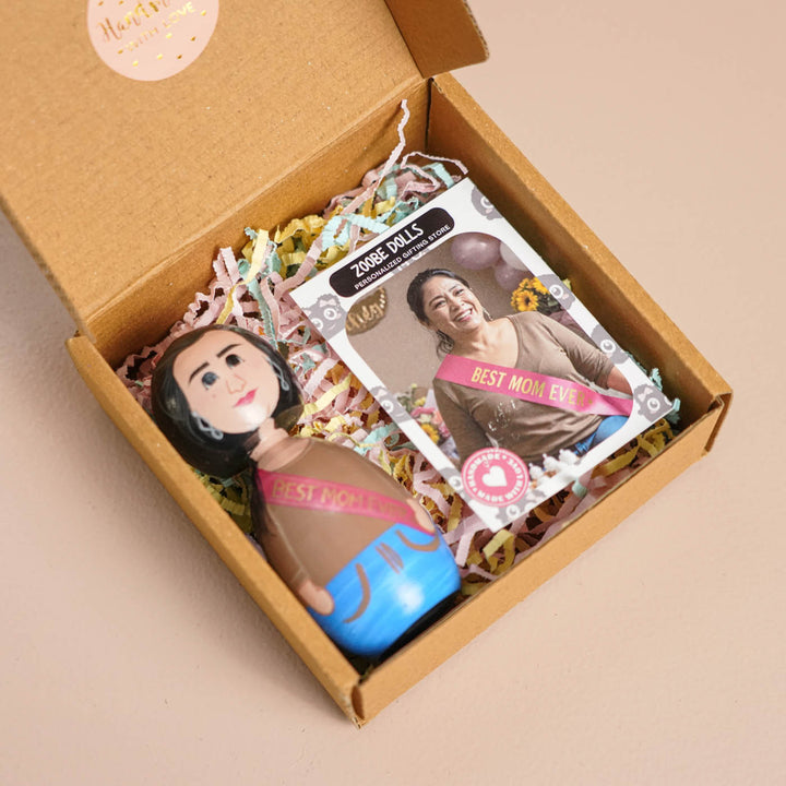 Photo Personalized Wooden Peggy Doll