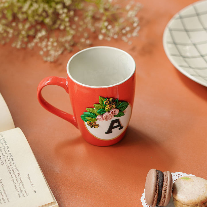 Personalized Polymer Clay Bee Theme Ceramic Mug