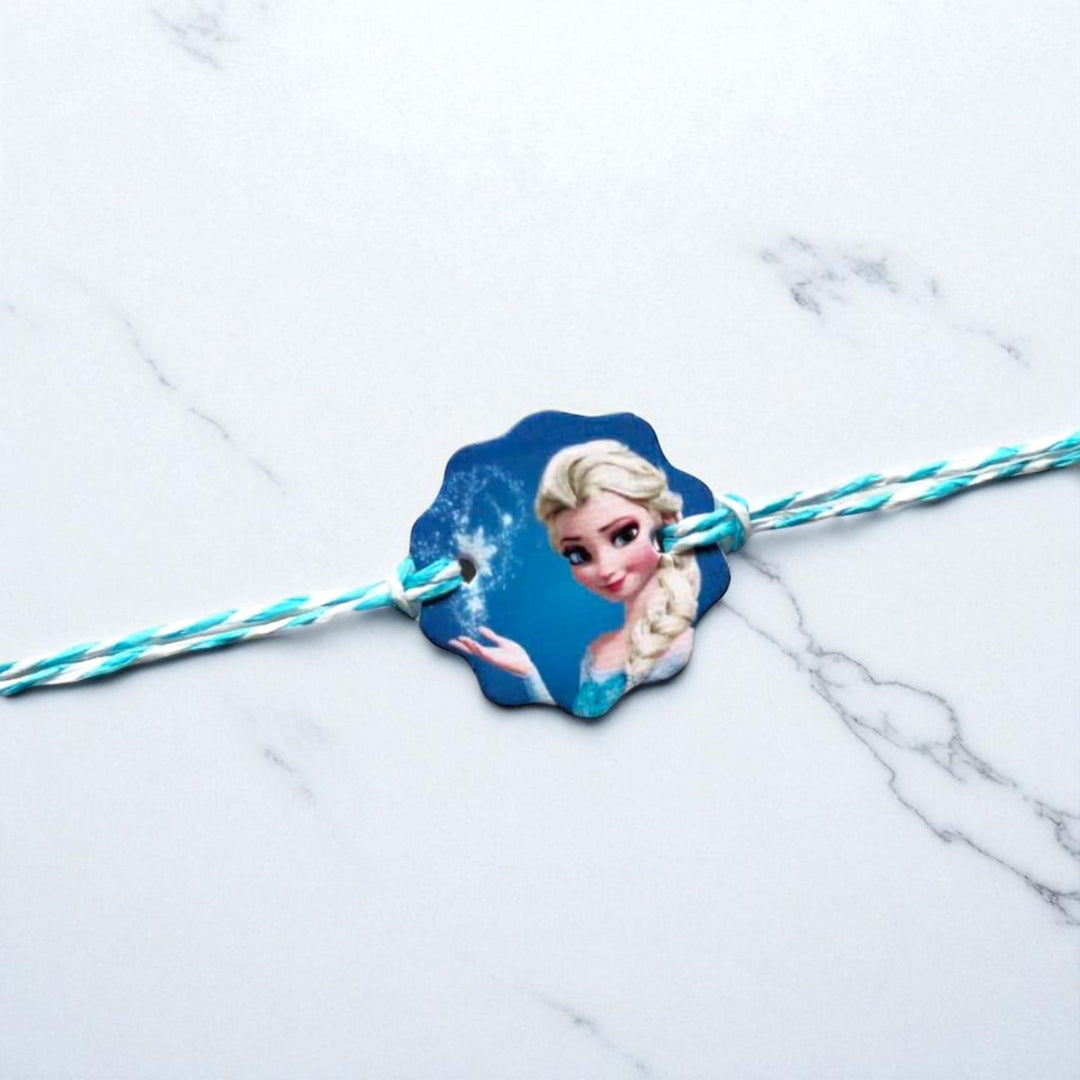 Ecofriendly Frozen Elsa Theme Paper Kids Rakhi