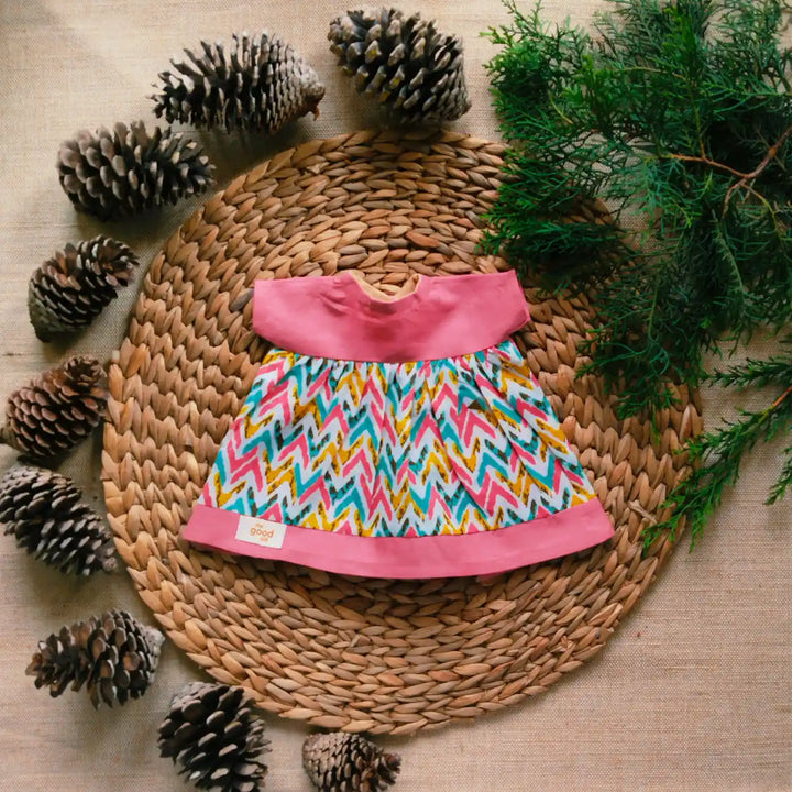 Nilah in High Waist Dress With Changeable Outfits | Soft Hand-Stitched Sustainable Indian Play Doll