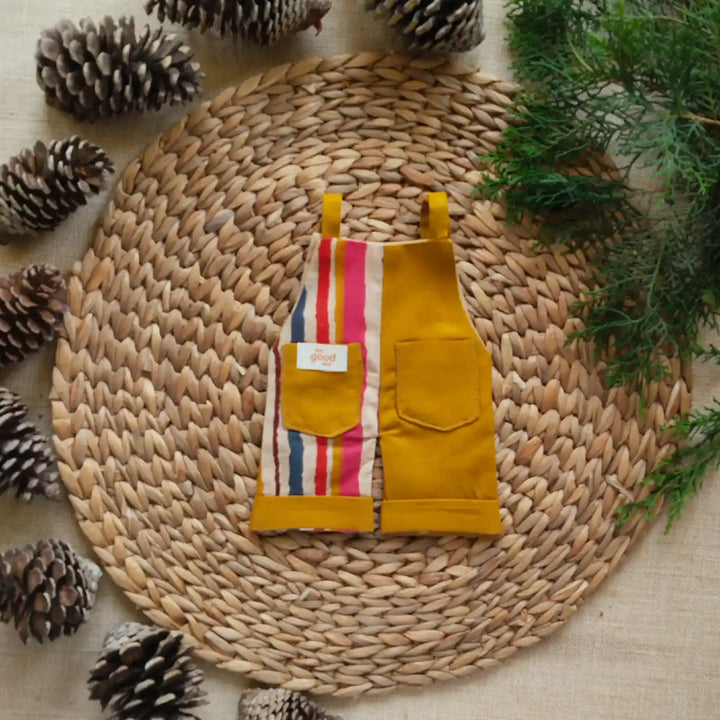 Nilah in Romper With Changeable Outfits | Soft Hand-Stitched Sustainable Indian Play Doll