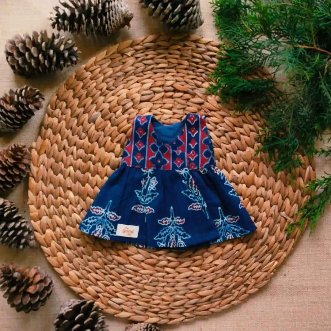 Nilah in Short Wrap Dress With Changeable Outfits | Soft Hand-Stitched Sustainable Indian Play Doll