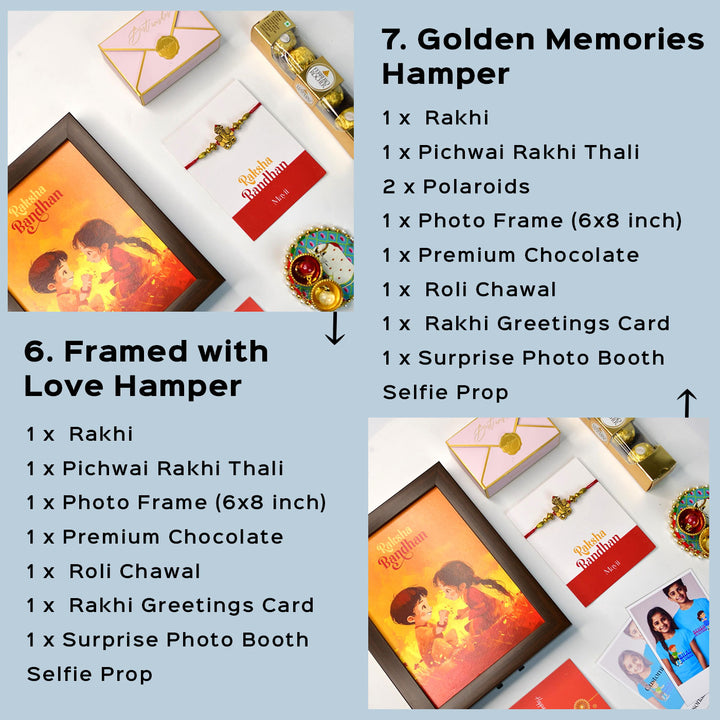Beaded Golden Ganesha Rakhi With Chocolates And Roli Chawal For Brother Customizable Options Includes Up To 7 Goodies - Rakhi Hamper Details Page (8)