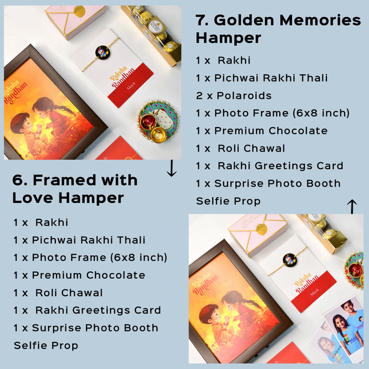 Doraemon Acrylic Bracelet Rakhi Hamper With Chocolates And Roli Chawal For Brother Customizable Options Includes Up To 7 Goodies - Product Bundle Description Page (8)