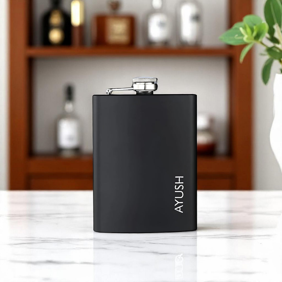 Personalized Engraved Stainless Steel Hip Flask | 250ml