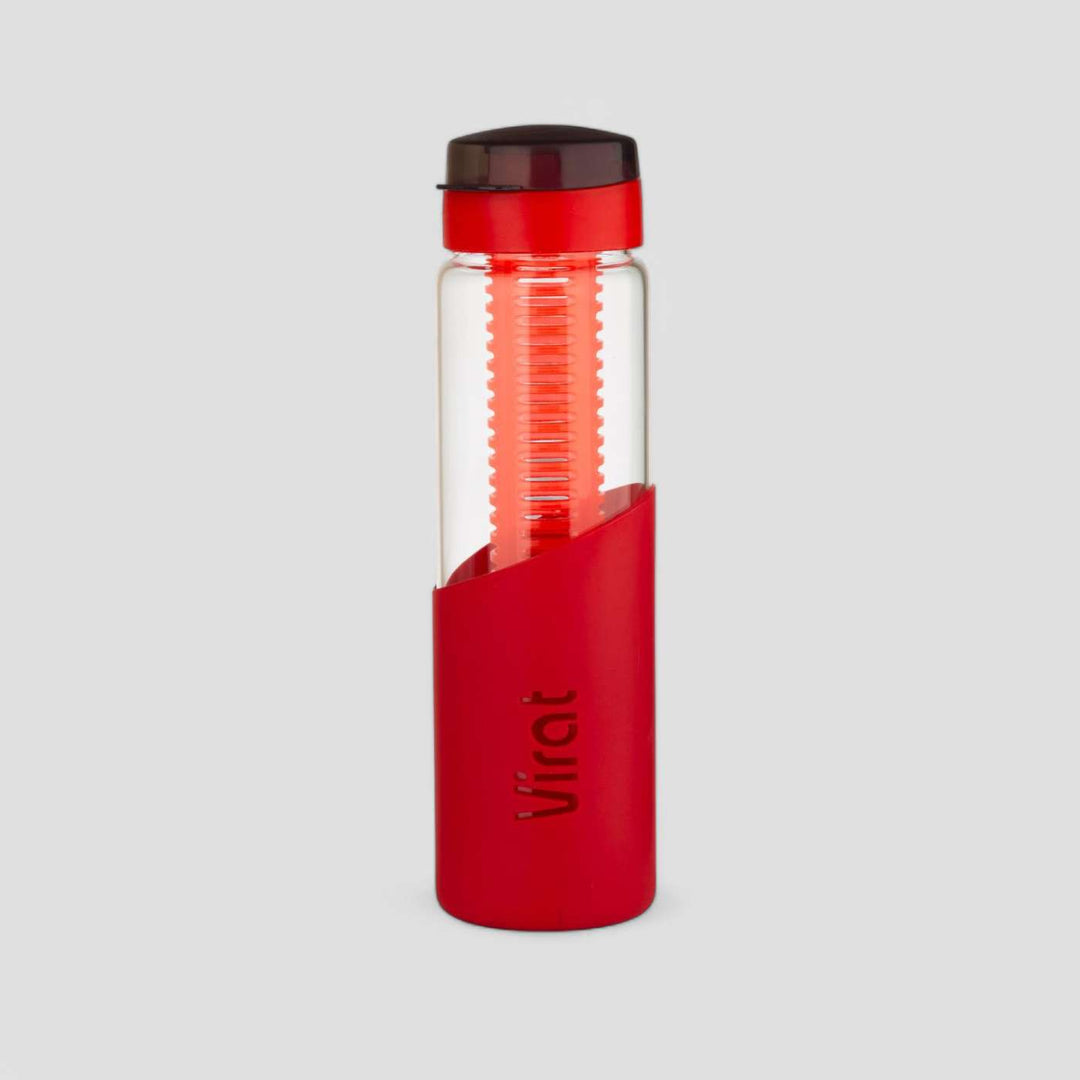 Personalized Leakproof & Stylish Infuser Borosil Glass Bottle | 750ml