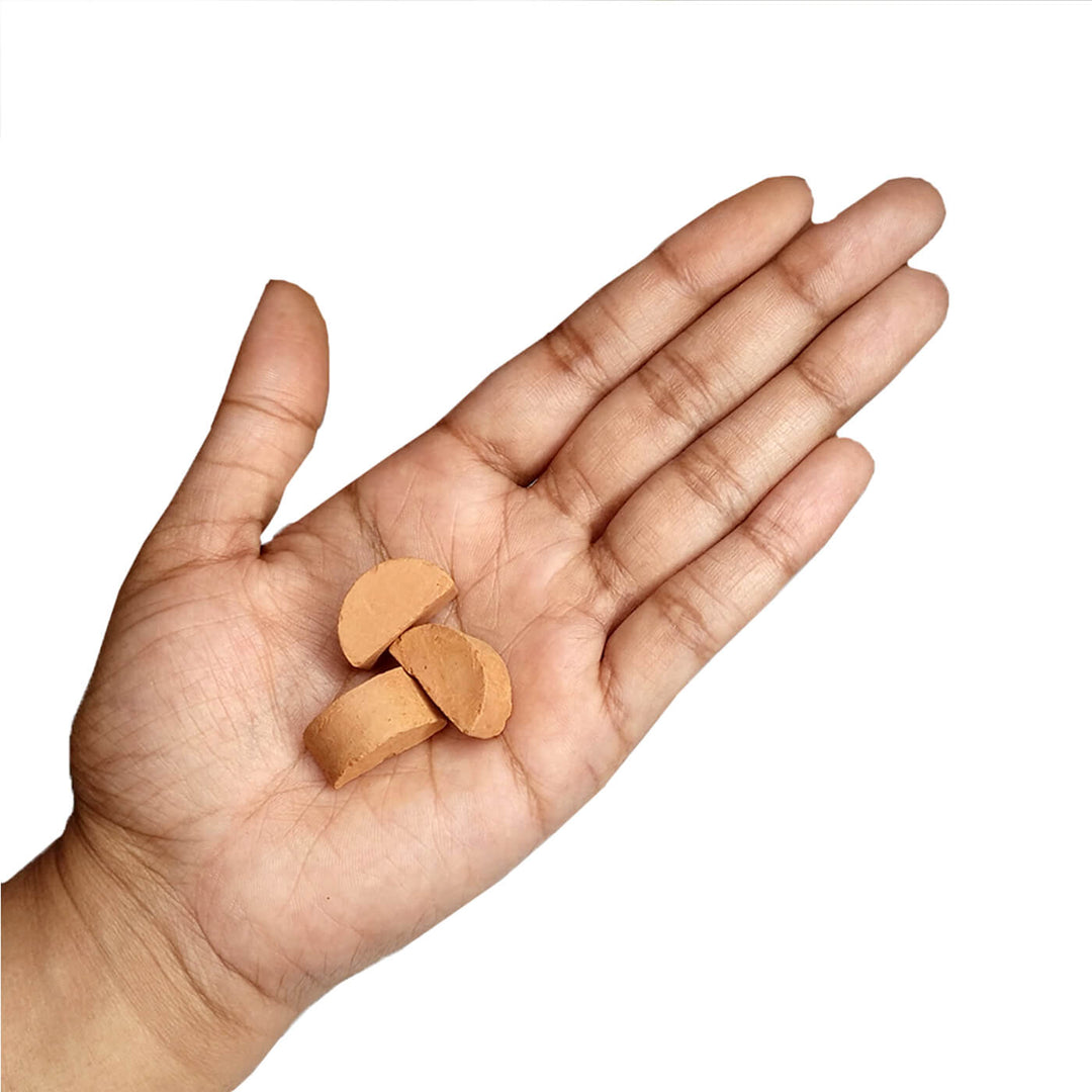 Terracotta Bricks DIY Construction Kit | 235 Semi-circle Bricks