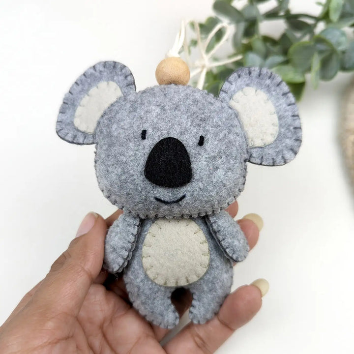 Handmade Koala Felt Hanging For Kids