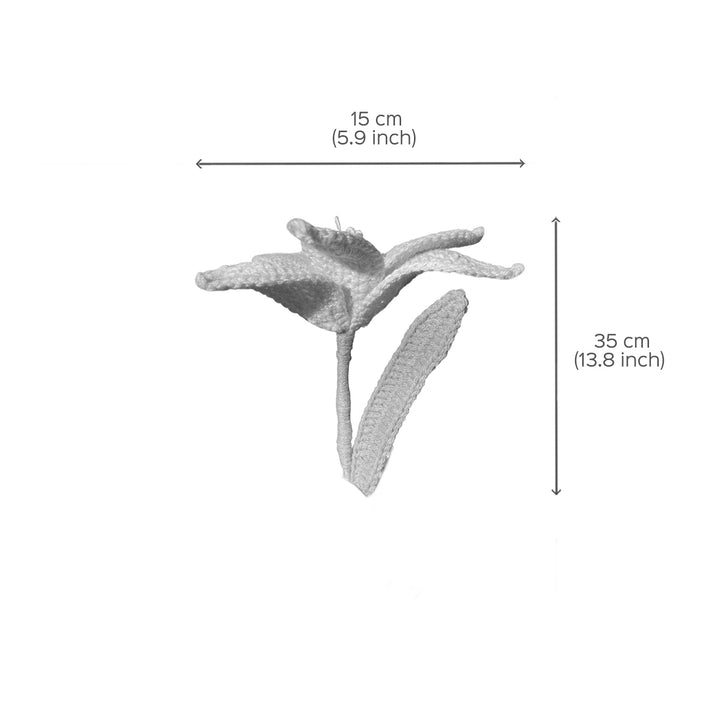 Handcrafted Crochet Flower | Lily