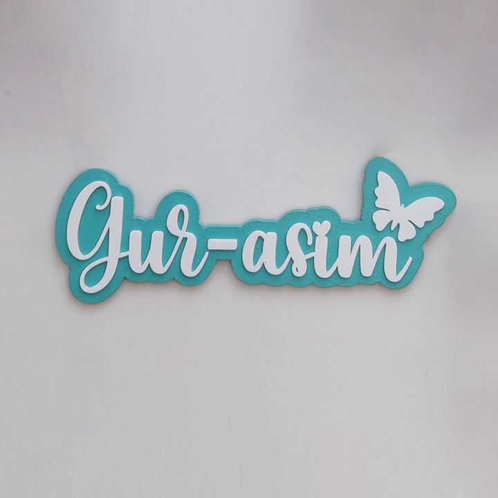 Handcrafted MDF Personalized 3D Name Fridge Magnet