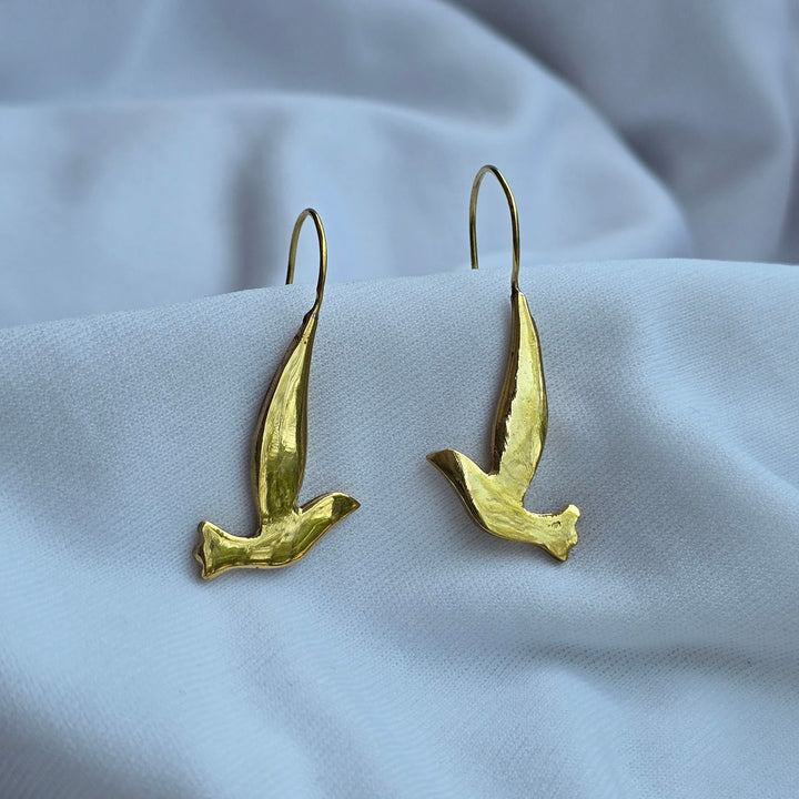 Handmade Nature'S Symphony Brass Earrings | Set Of 4