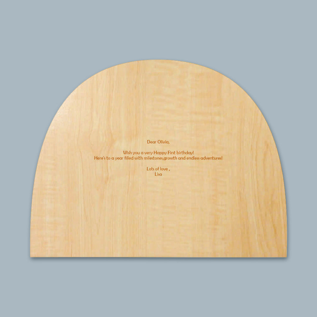 Personalized Wild Animals Theme Wooden Puzzle