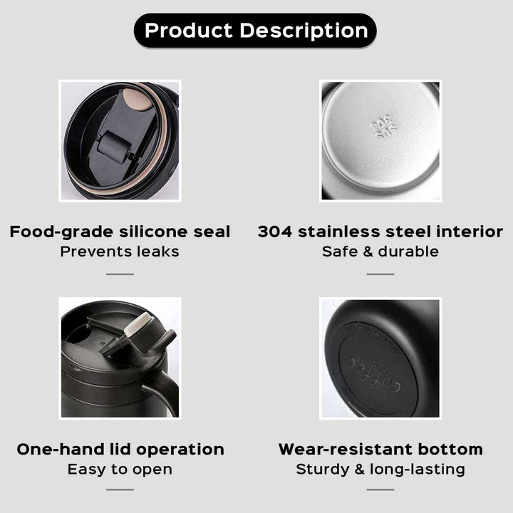 Personalized Vacuum Flask Stainless Steel Mug | 350 ml