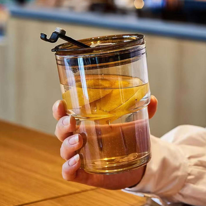 Personalized Juice/Coffee Borosil Glass Tumbler | 300ml