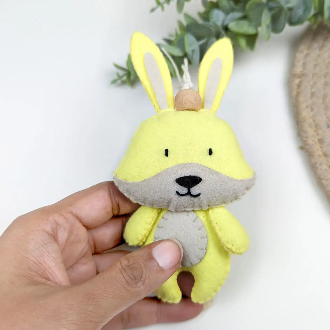 Handmade Rabbit Felt Hanging For Kids