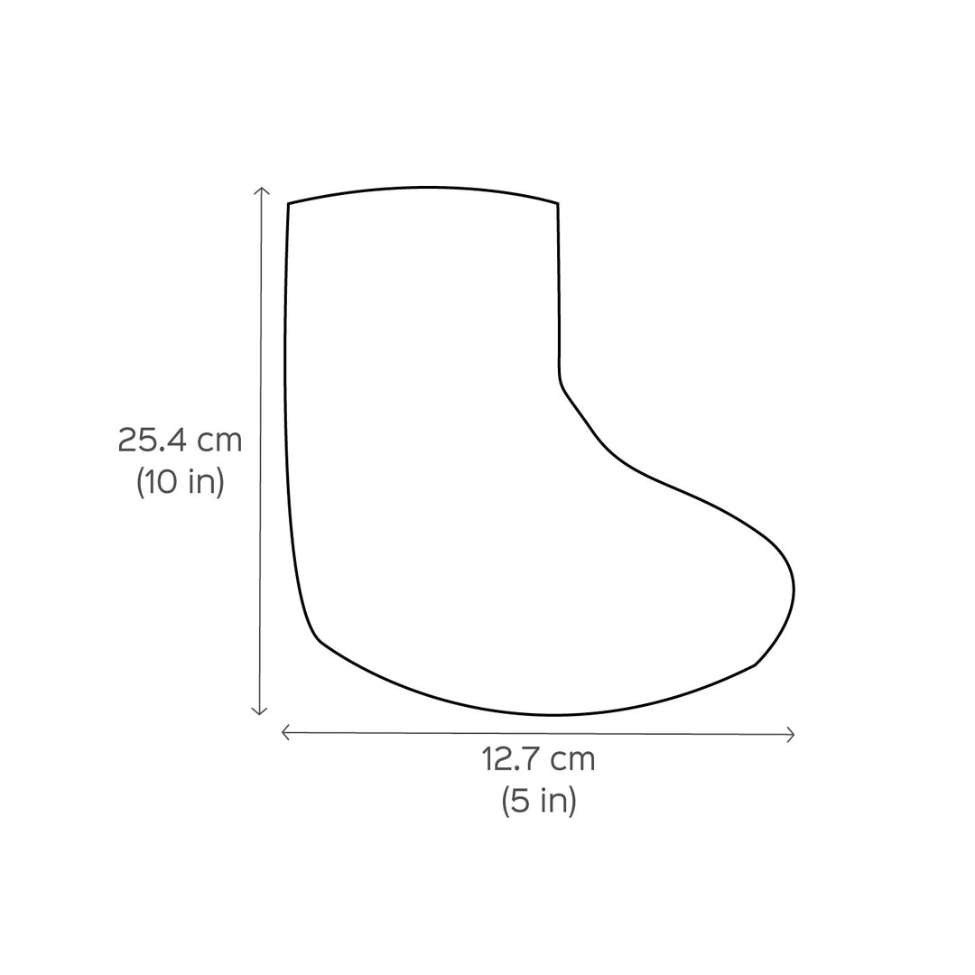 Personalized Embroidered Velvet Stocking For Christmas Wall Decoration