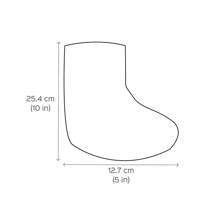 Personalized Embroidered Velvet Stocking For Christmas Wall Decoration