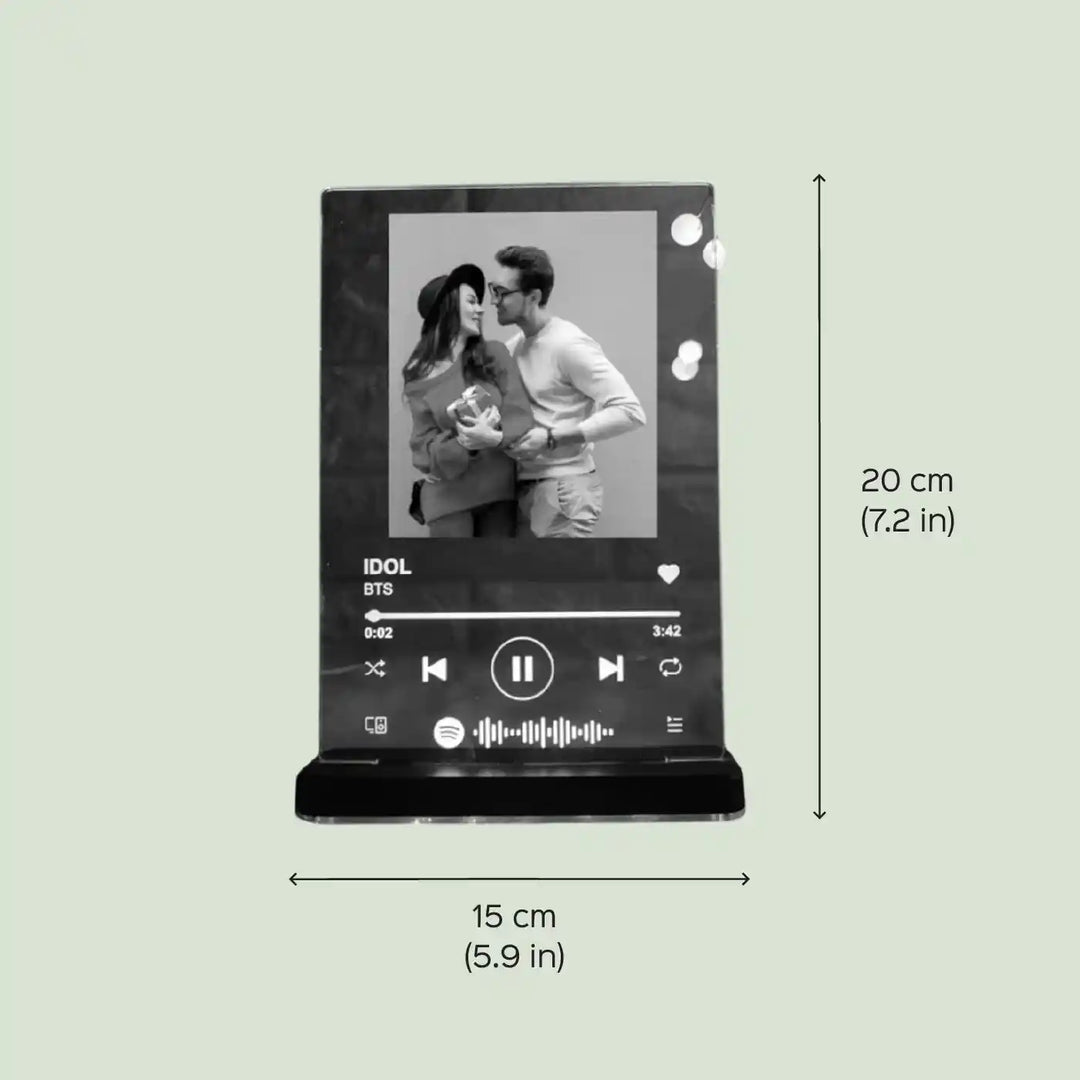 Photo Personalized Printed Music Player Theme Acrylic Decorative Plaque