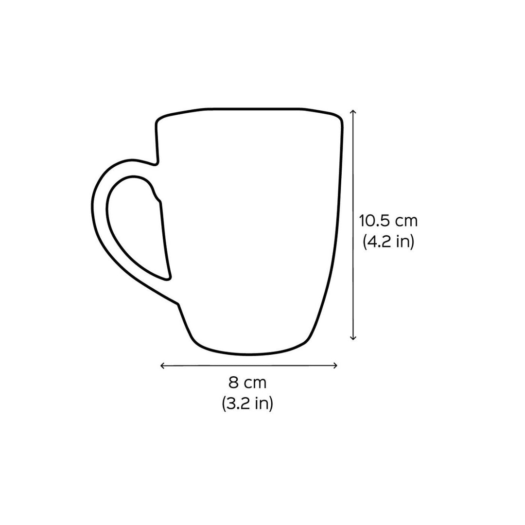 Customized Love Theme Polymer Clay & Ceramic Mug For Mom To Be | 310 ml