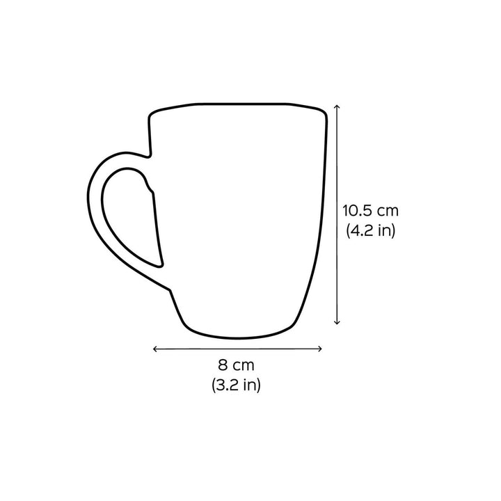 Customized Love Theme Polymer Clay & Ceramic Mug For Mom To Be | 310 ml