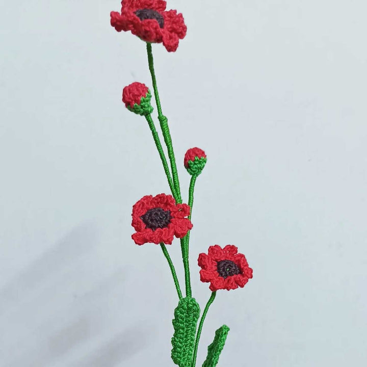 Handmade Crochet Colourful Daisies Cotton Flower Bouquet