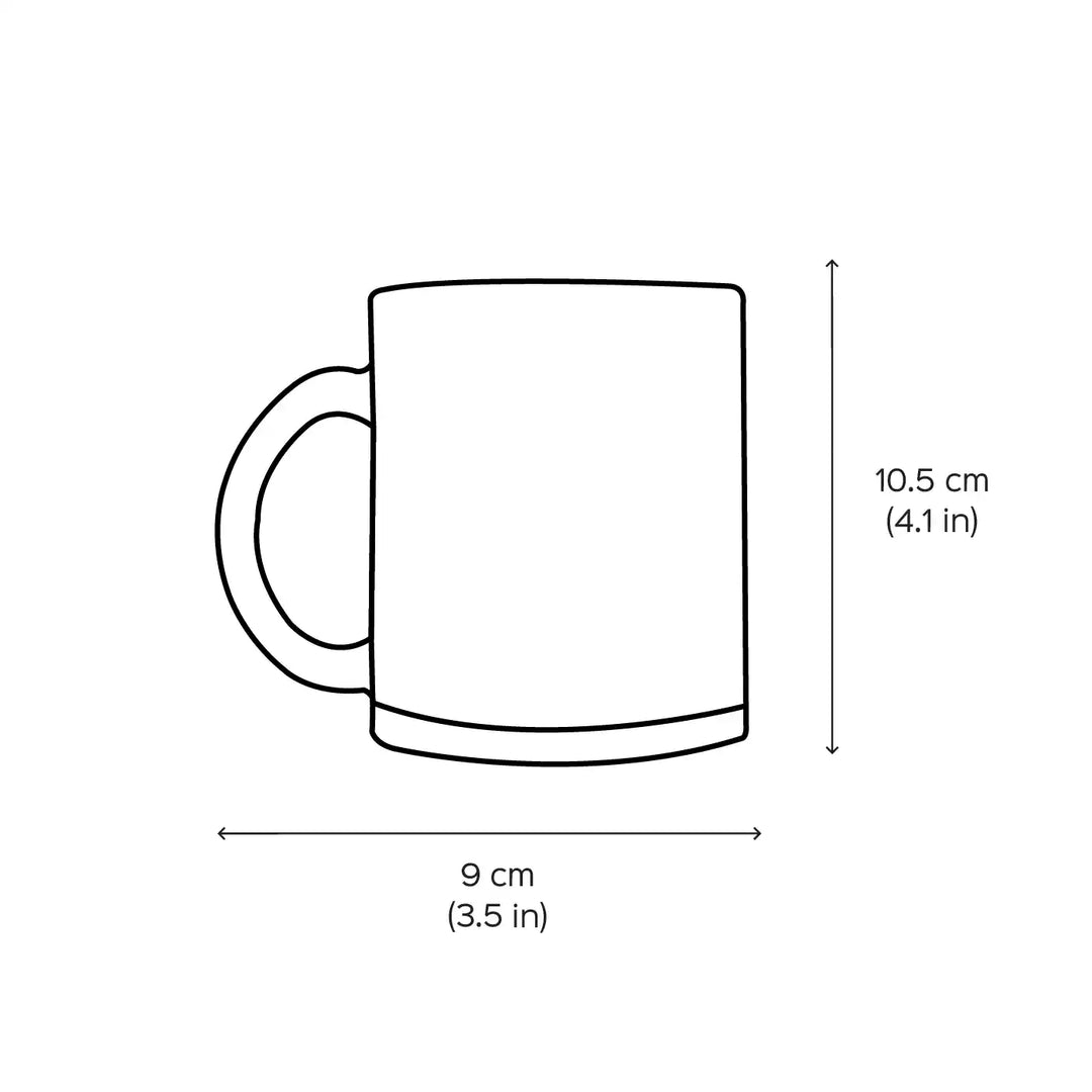 Personalized Handmade Polymer Clay Monogram Crown Theme Mug