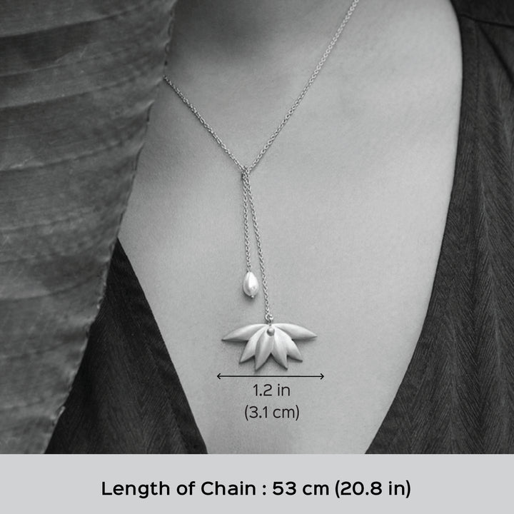 Handmade Astral Bloom 22k Gold Plated Silver Necklace