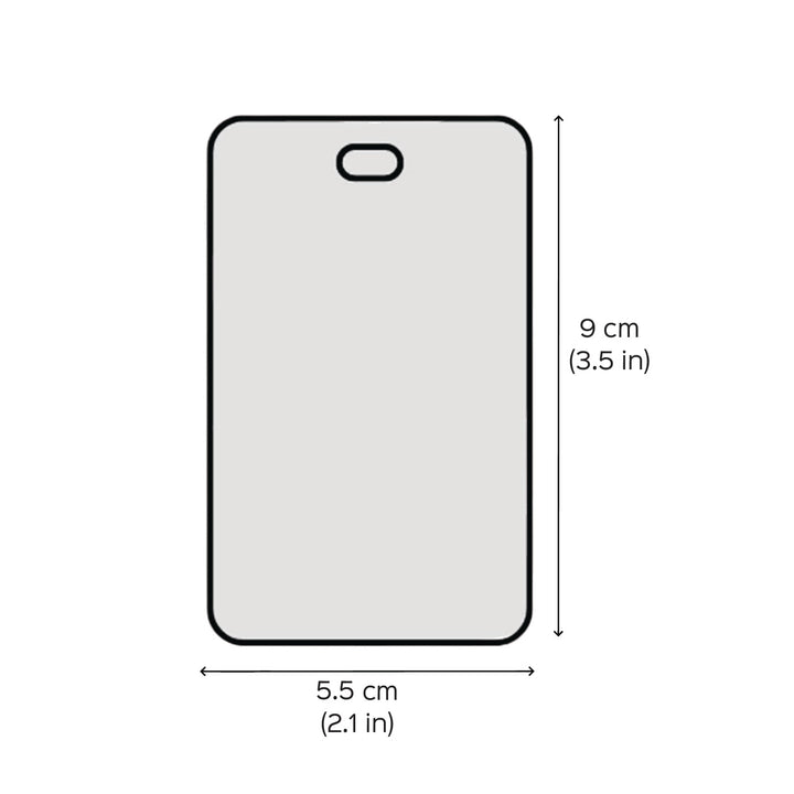 Personalized Mermaid Theme Transparent Kids Bag Tag