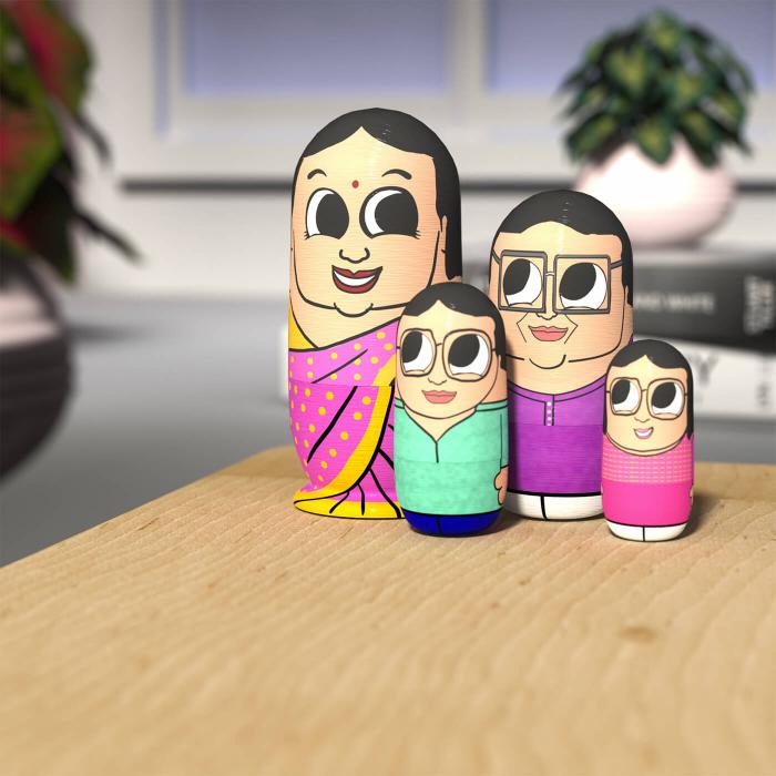 Personalized Nesting Dolls - Main Image