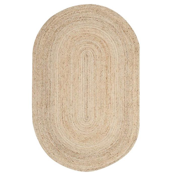 Natural Color Oval Rug - 5 x 8 Feet
