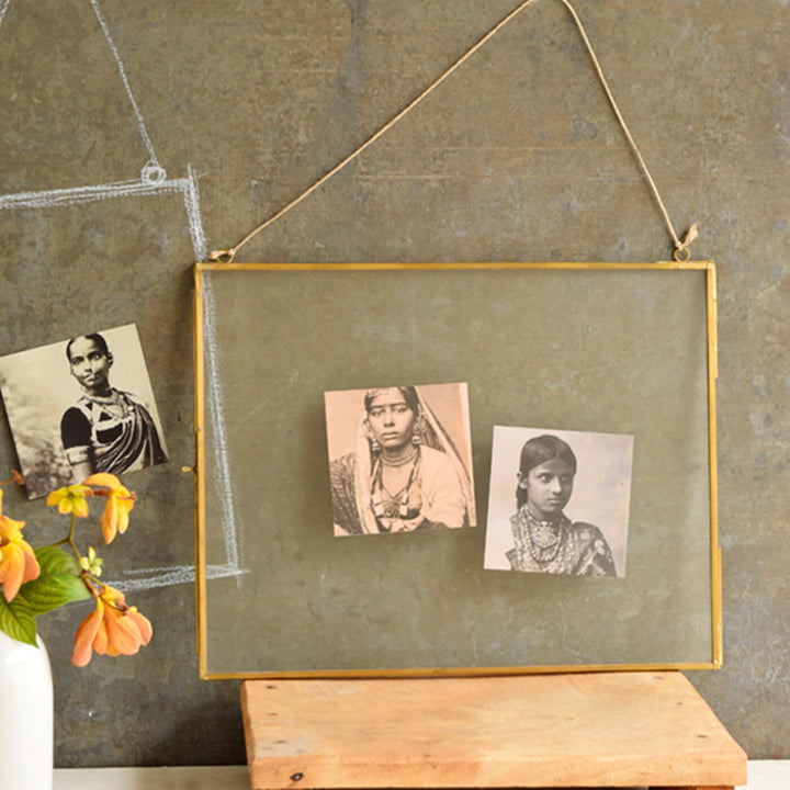 Vintage Brass Photo Frame - Duotone