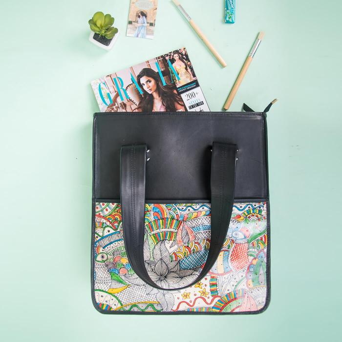 Buy Black Tote Bag for Work Online On Zwende