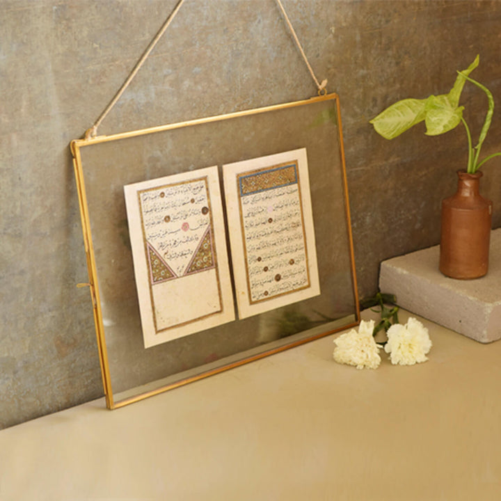 Vintage Brass Photo Frame - Duotone