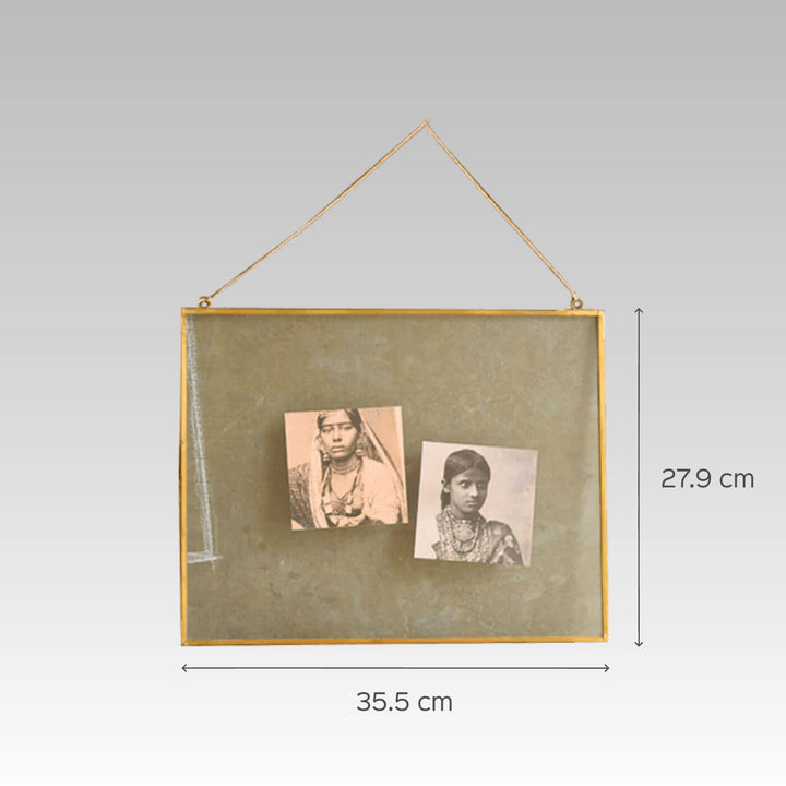 Vintage Brass Photo Frame - Duotone