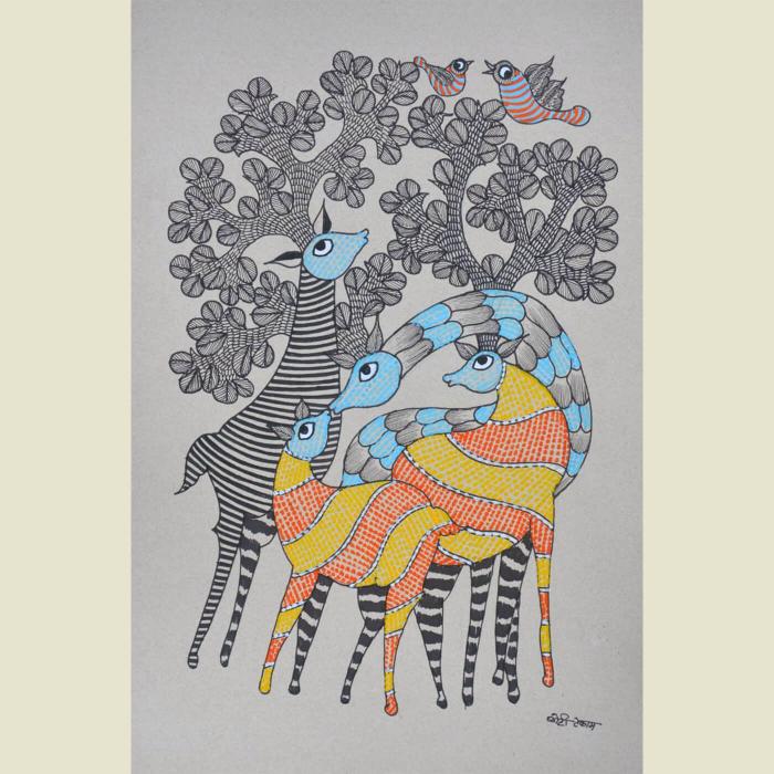 Vihang - Gond Painting 16