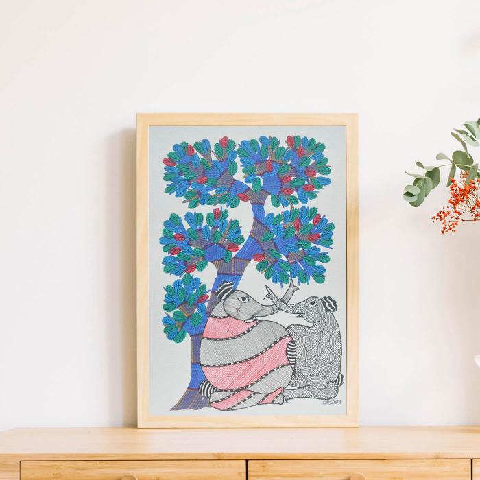 Gaj - Gond Painting 47