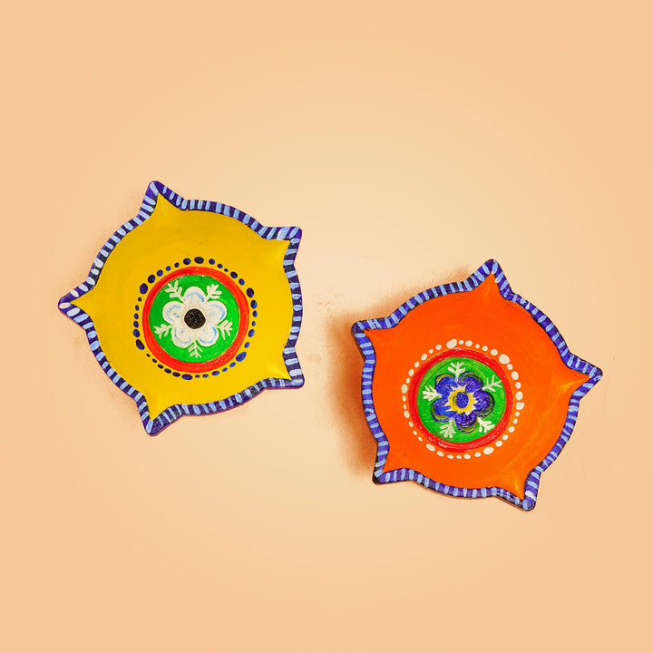 Bright Star Diyas - Large - Set of 2