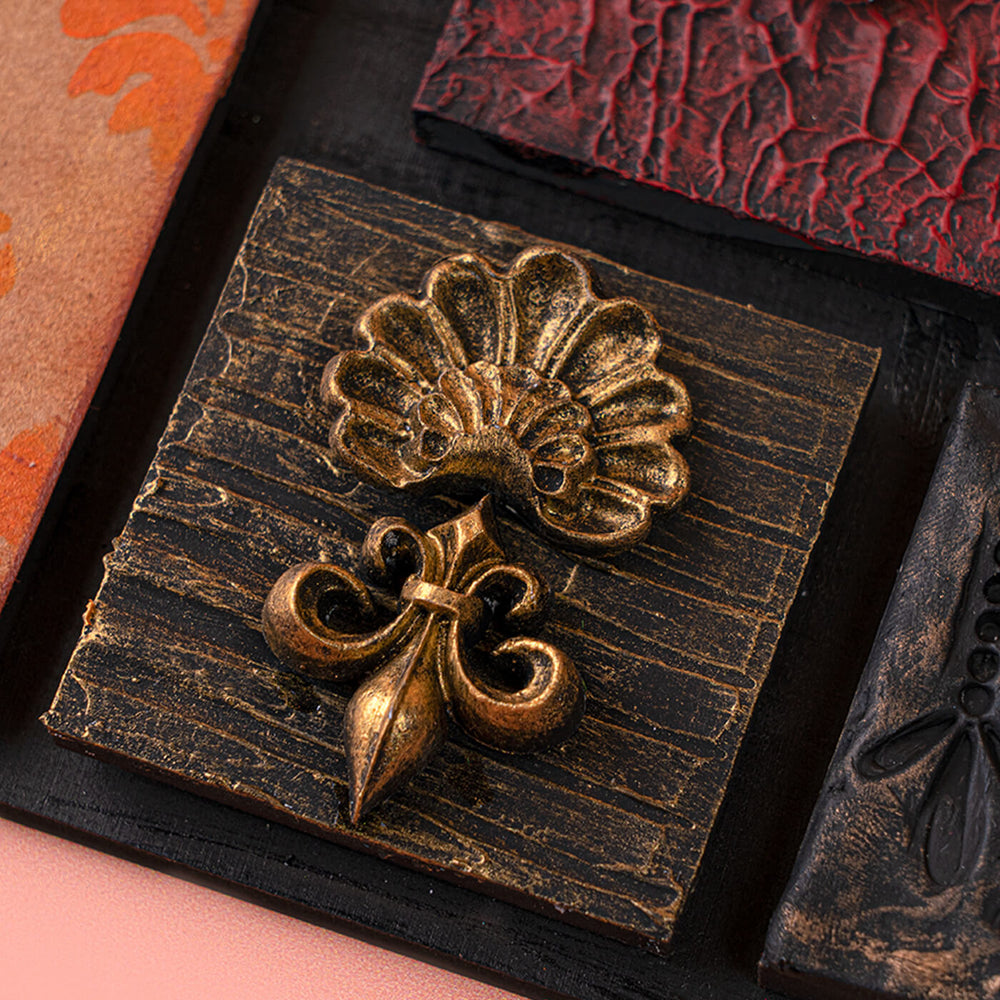 Customised Mdf Wood Family Name Plate - Close-up Showing Texture and Detail
