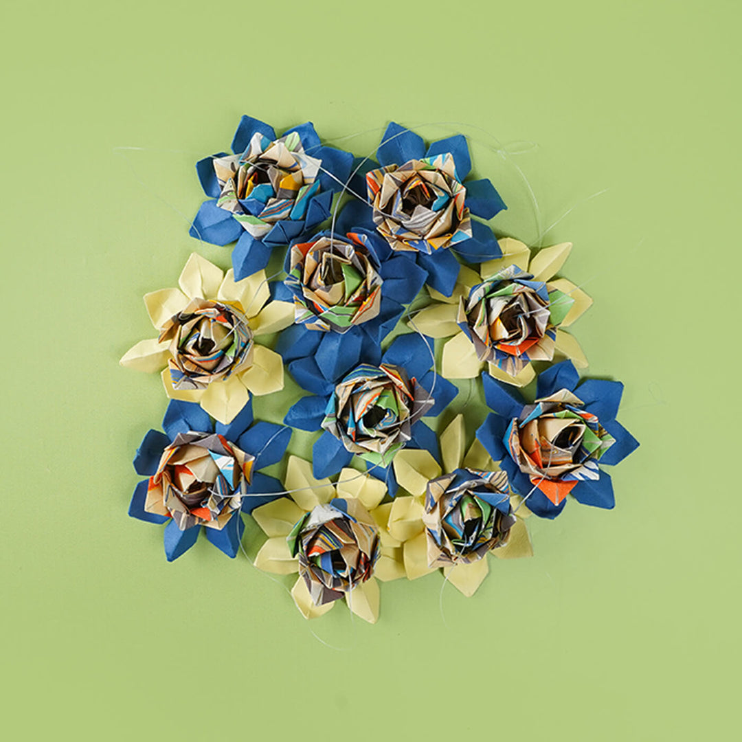 Handmade Origami Flowers Hangings