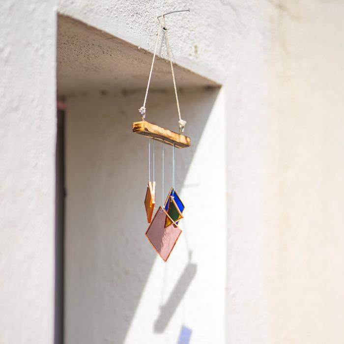 Mini Rainbow Windchime Hanging