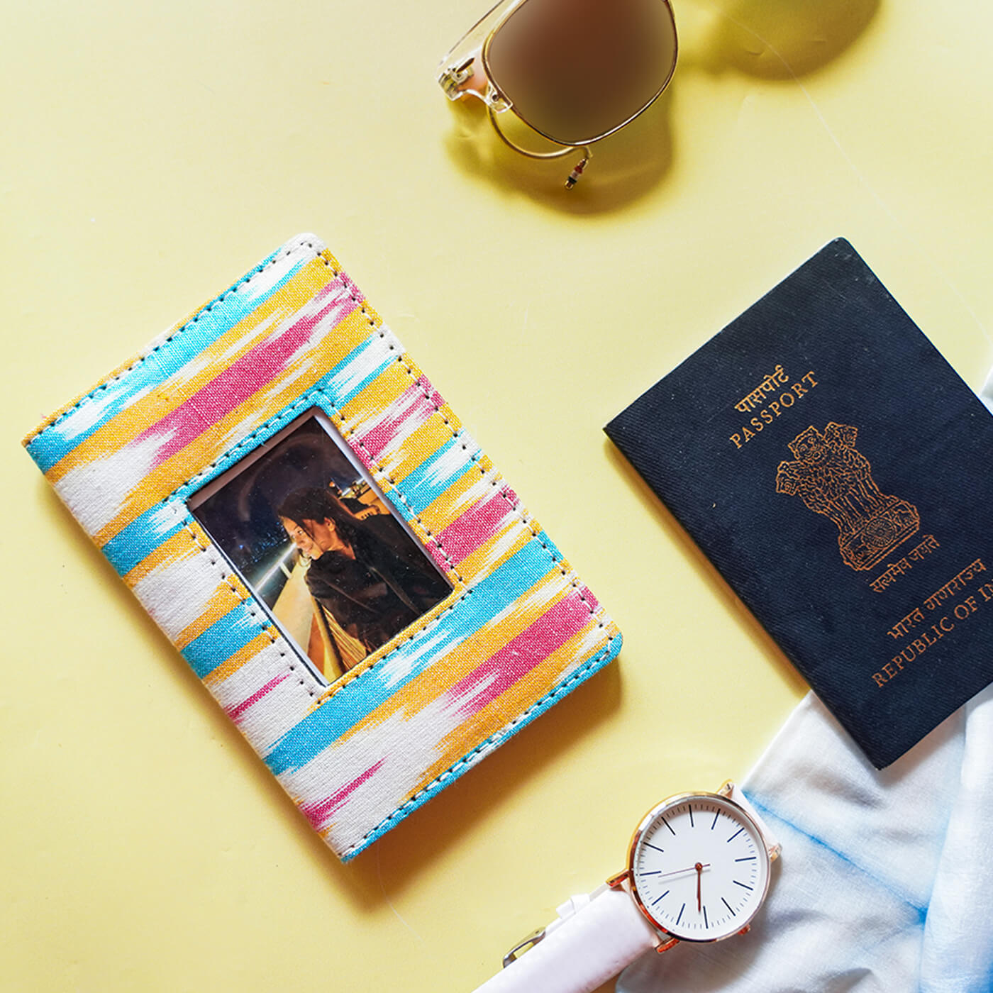 Buy Multicoloured Passport Cover Online On Zwende