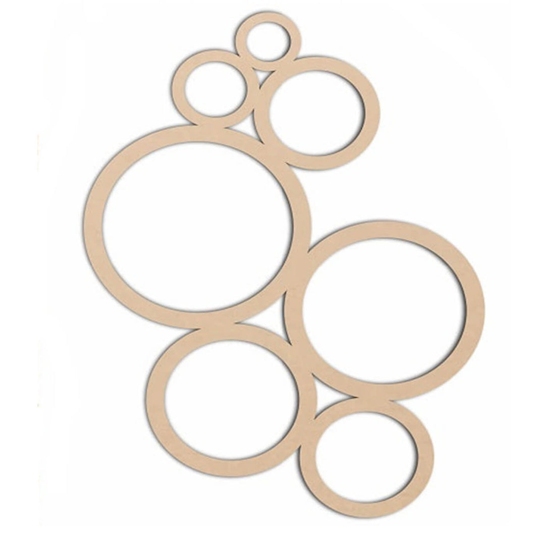 Ready to Decorate Wooden Cutouts - Bubble Circles