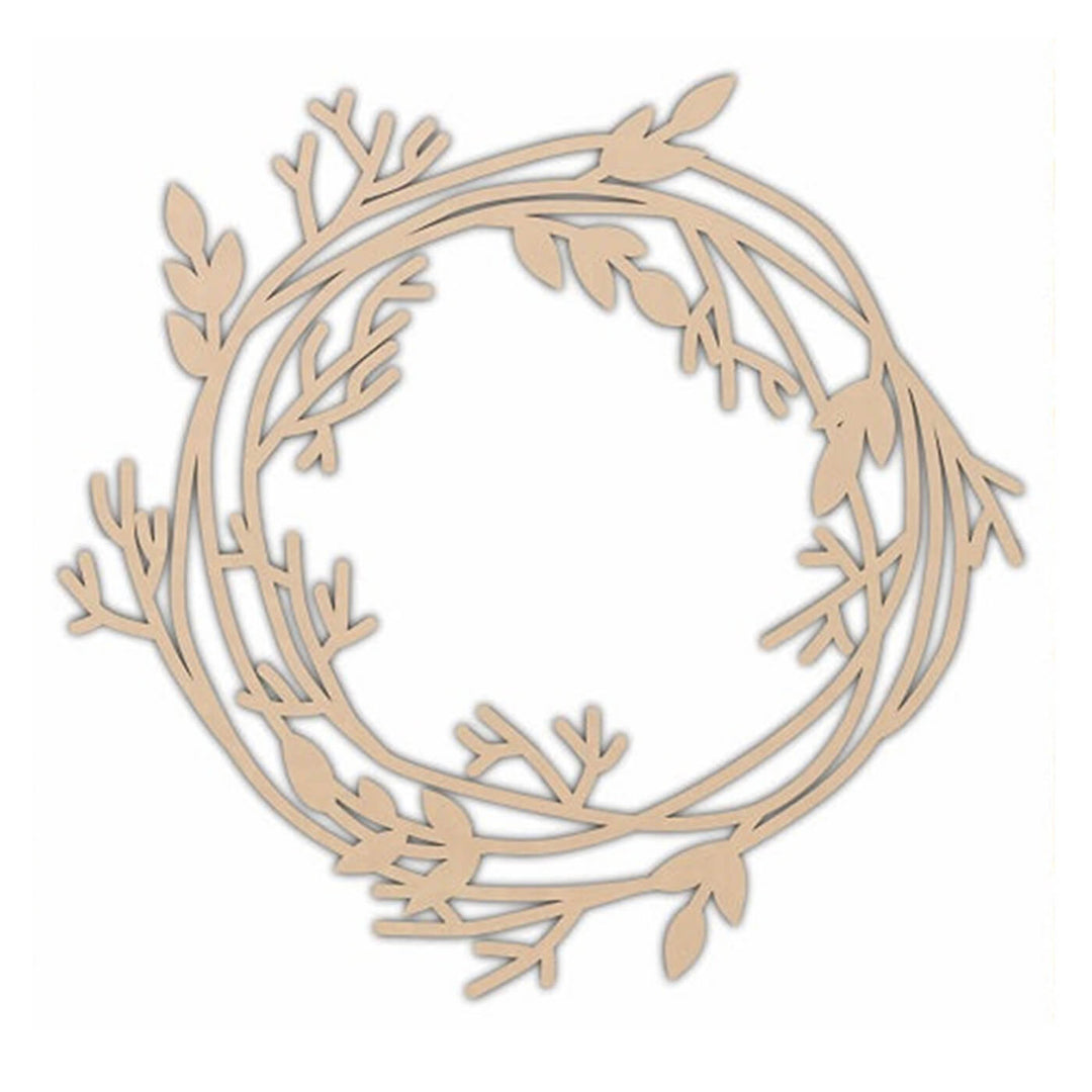 Ready to Decorate Wooden Cutouts - Wreath