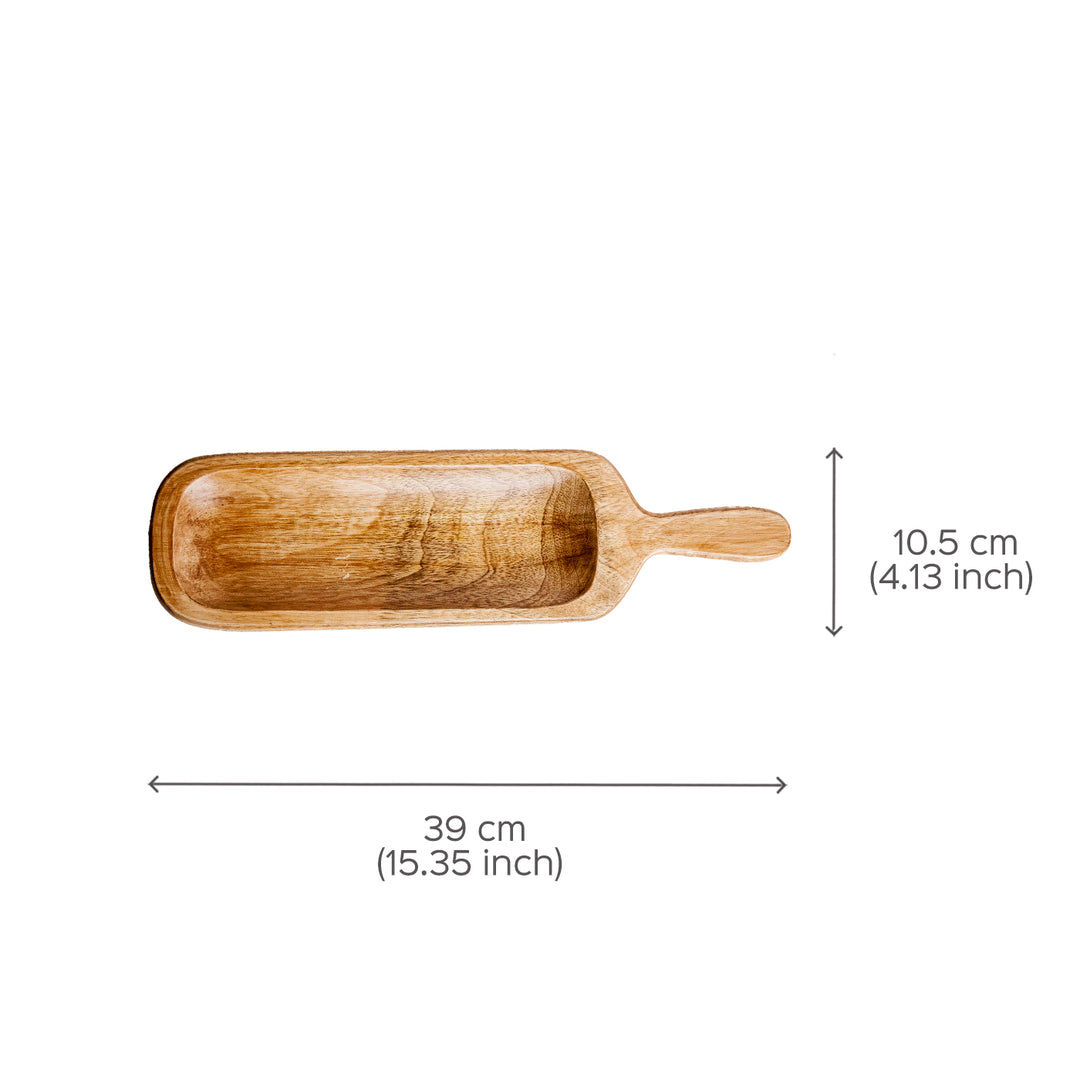 Handcrafted Mango Wood Dorrito Platter