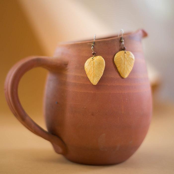 Paper mache earrings clearance