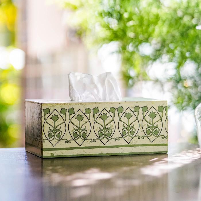 Hand painted tissue box cover cheap