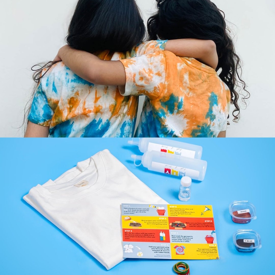 T Shirt Tie Dye DIY Kit For Kids